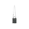 Balenciaga Série Bb Monogram Potisk loga Nastavitelný odnímatelný ramenní popruh Potahované plátno Velká ramenní crossbody taška Tote 693805210HB1060