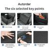 Organizzatore per Sedile Auto e Supporto Lombare 2-in-1 Scatola Portaoggetti Cuscino Supporto Schiena 30L Pieghevole Organizer per Sedile Anteriore Posteriore per SUV Auto Camion Furgone