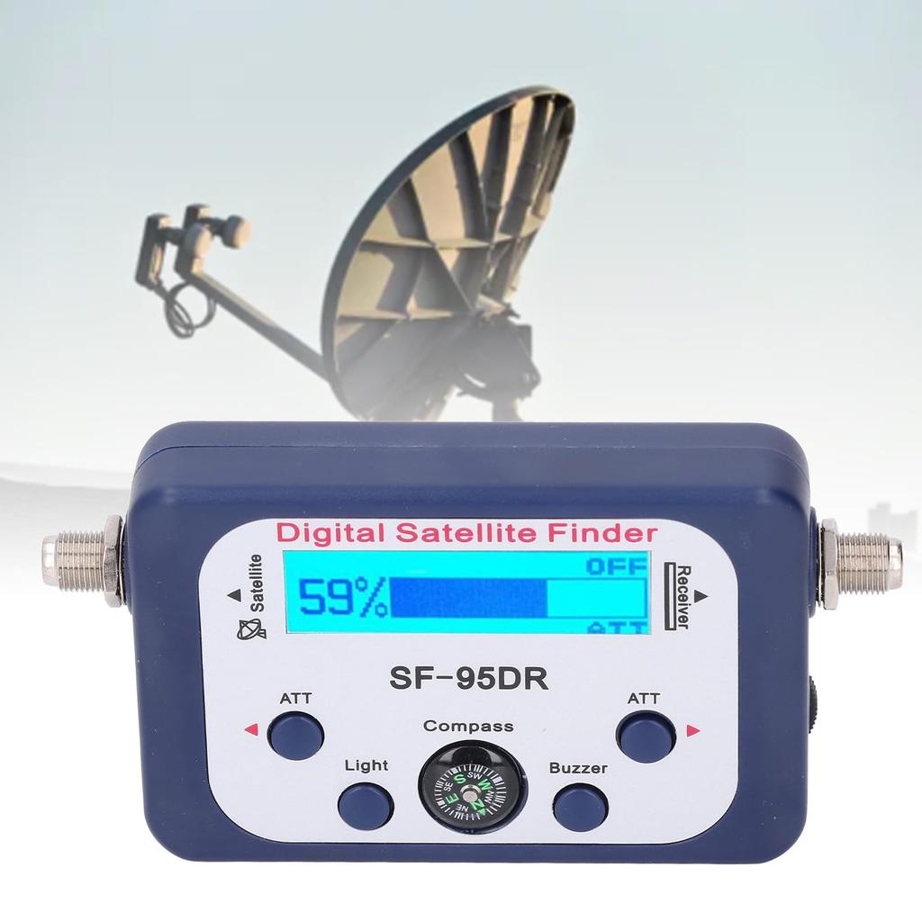 Antenna Level Checker Digital Satellite Signal Finder Portable Satellite Finder with LCD Display Backlight 950-2150MHz
