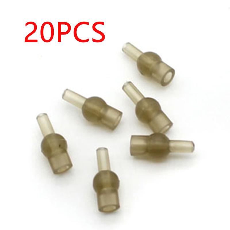 

20 шт. резиновые бусины-тюльпаны, фидер для ловли рыбы, быстросменные бусины для ловли карпа, вертолетные снасти, противозапутывающие бусины