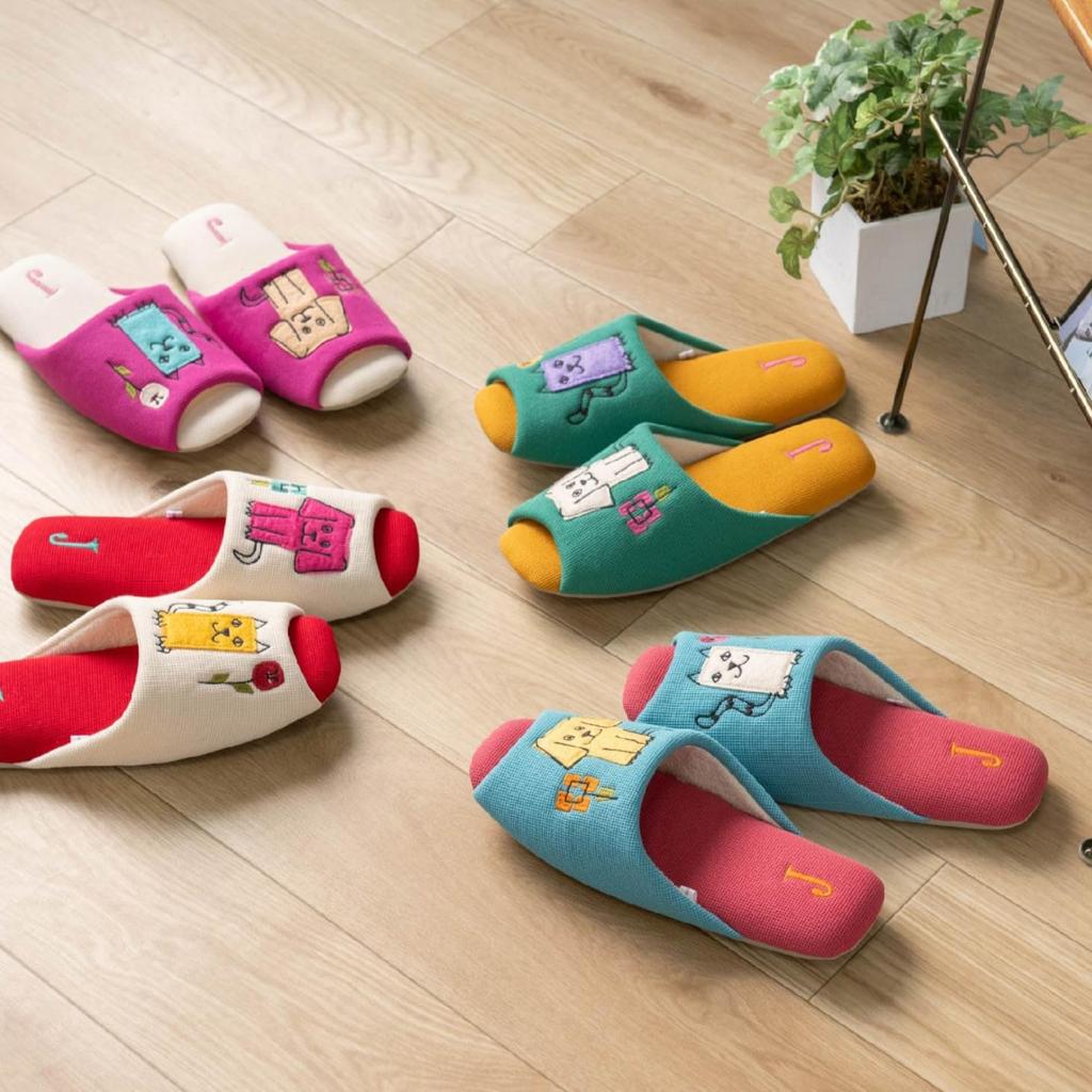 Hokomomola Senko Verdepera Approximately 47149 Slippers, 22-24cm, Beige,