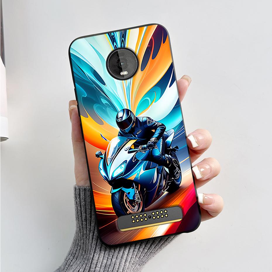 For Motorola Moto Z4 Z3 Play Case Cute Cartoon Soft Silicone TPU Cover Phone Case For Moto Z3 Z4 Play MotoZ4 Z4Play Z3Play Funda