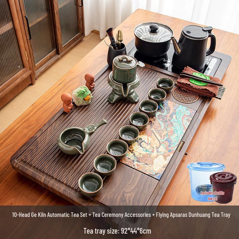 Ge Kiln Ceramic Automatic Gongfu Tea Set
