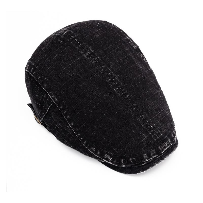 Men Spring Summer Beret Outdoor Sunshade Cap British Newsboy Cap Peaked Cap