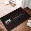 Bonfire Unlock and Other Patterns Non-Slip Small Rug Waterproof Easy Clean Floor Mat for Indoor Outdoor Use Durable Home Decor