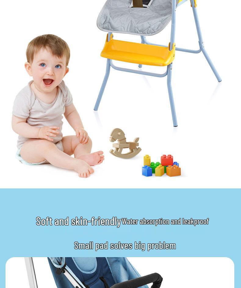 Wasserdichte, schmutzabweisende Baby-Sitz- und Kinderwagenpolster für Esszimmerstühle