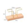 Desktop Organizer Tableware Supplies Wood Tissue Paper Holder Napkin Holder Brass Tissue Box Storage Toothpick Box