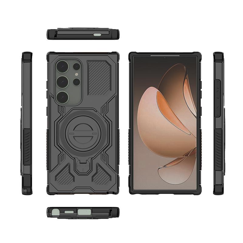 Phone Case for Samsung Galaxy S26 Ultra S25 FE S26 Plus A17 5G A56 A16 A55 Shockproof Armor Wireless Charge Cover