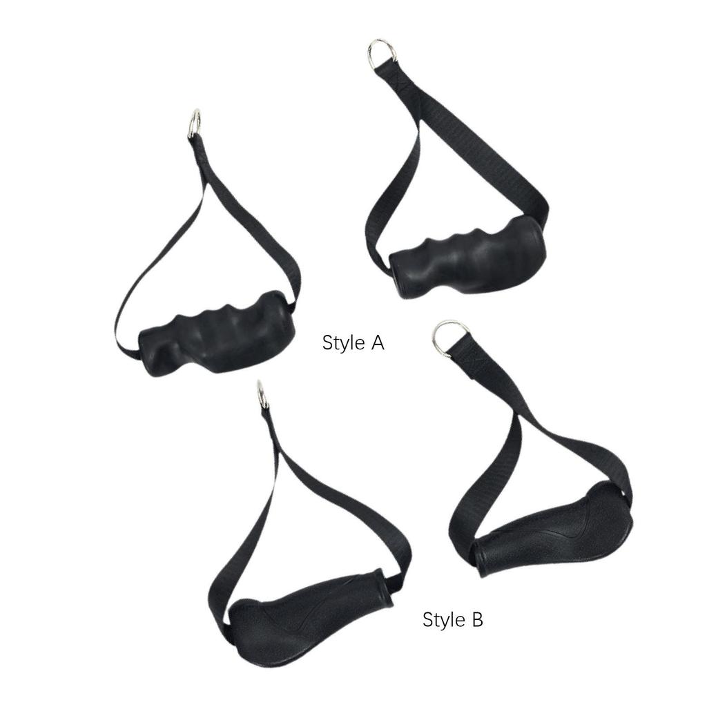 2 Pieces Exercise Handles, Cable Machine Attachments, Non Resistance Bands Exercise Handles for Cable Machine