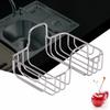 Stainless Steel Sink Sponge Holder Heavy Duty Sink Saddle Dish Brush Holder  Kitchen Gadgets
