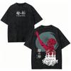 T-shirt Lavé A Silent Voice 2026 Nouveau Modèle Vêtements Personnalité Chemise Vêtements Toute l'Année Mode Rétro Vintage Couples Vintage