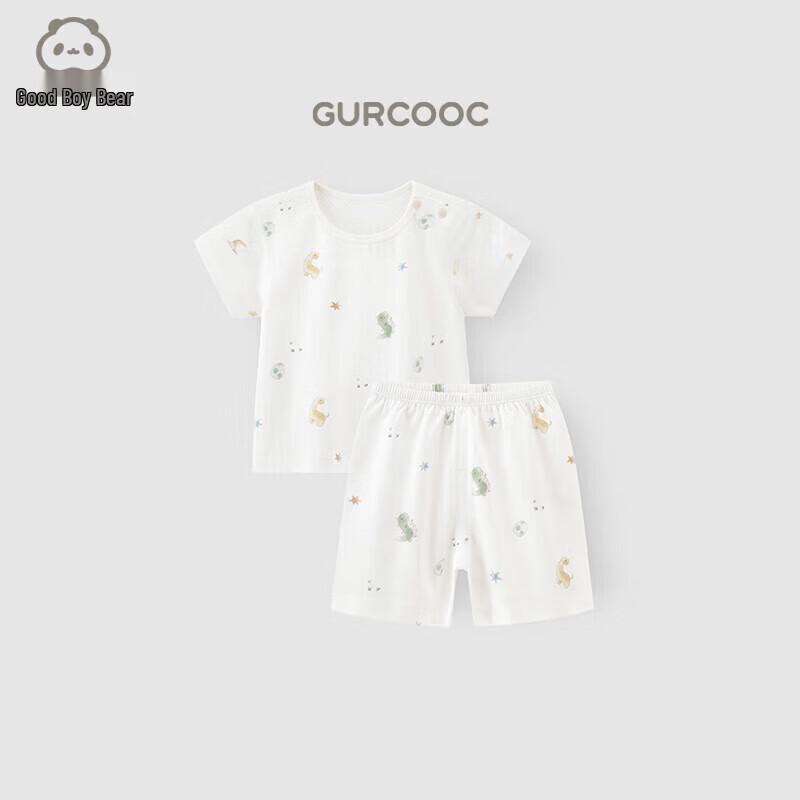 Kuaiqi Bear Baby Summer Cotton Two-Piece Set