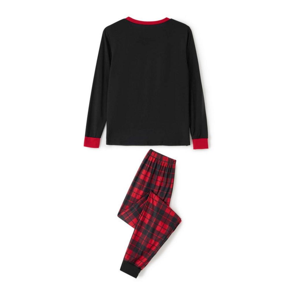 Christmas Print Family Set Long Sleeved Top And Pants Family Set Parent-child Outfit