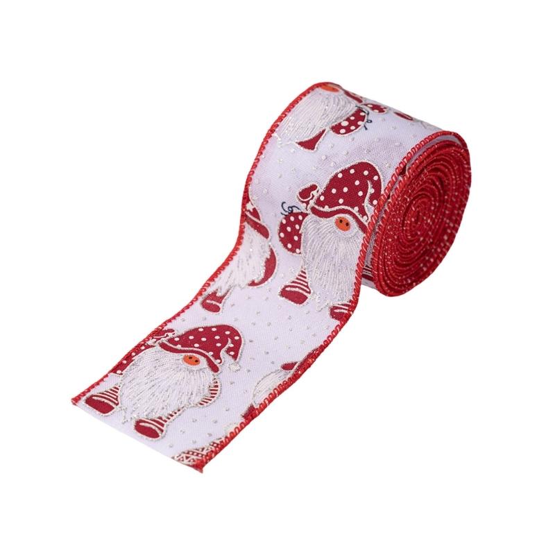 Cloth Decorative Ribbon Christmas Tree OrnamentFestival Party Decoration Gift Packaging Supplies Sustainable Materials