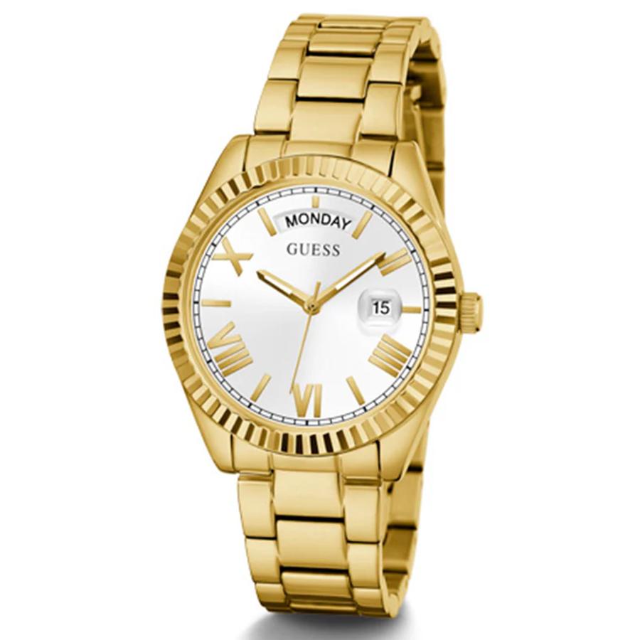 Guess Gold Stainless Steel Strap Women's Quartz Watch with Date - GW0308L2
