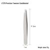 Rose Gold Slanted Stainless Steel Eyebrow Tweezers for Precise Plucking & Makeup Applications
