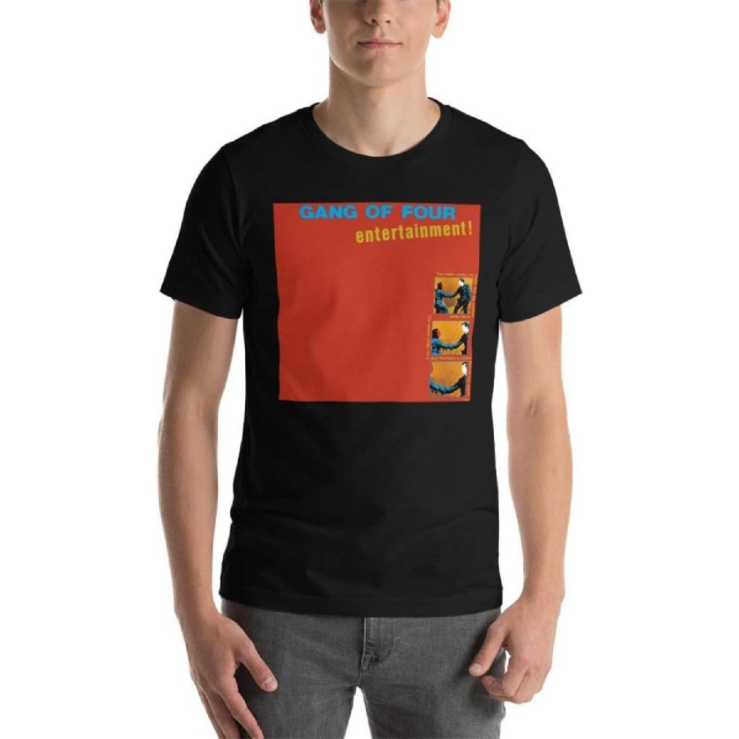 

Gang of Four T-Shirt Punk Alternative Rock Unisex Heavy Cotton Tee Shirt Black XXXXXL різнокольоровий