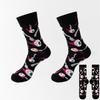 8 Pairs of New Men's Socks Plus Size Cotton Halloween Tube Sock Thanksgiving Women's Socks