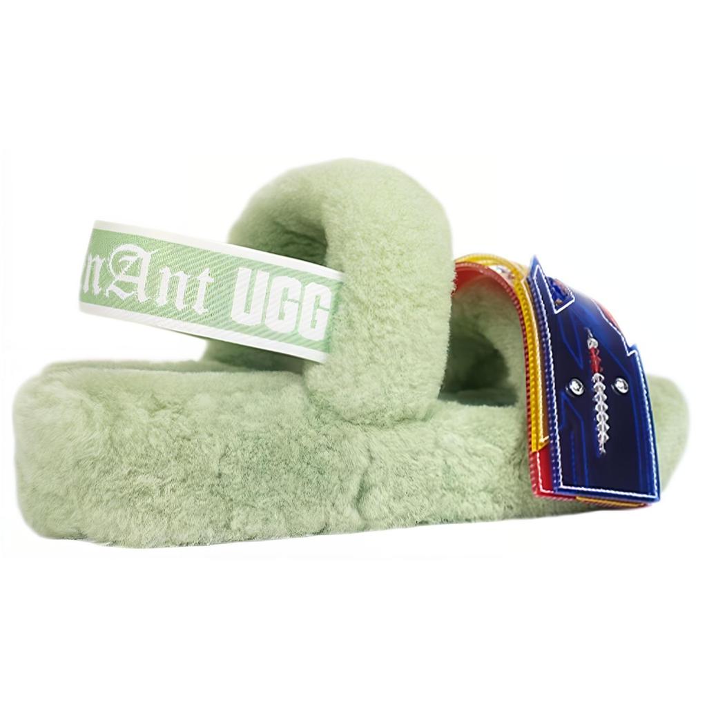 New ALIENANT x UGG Stylish Sandals Women's Green 1151410-GGRDN