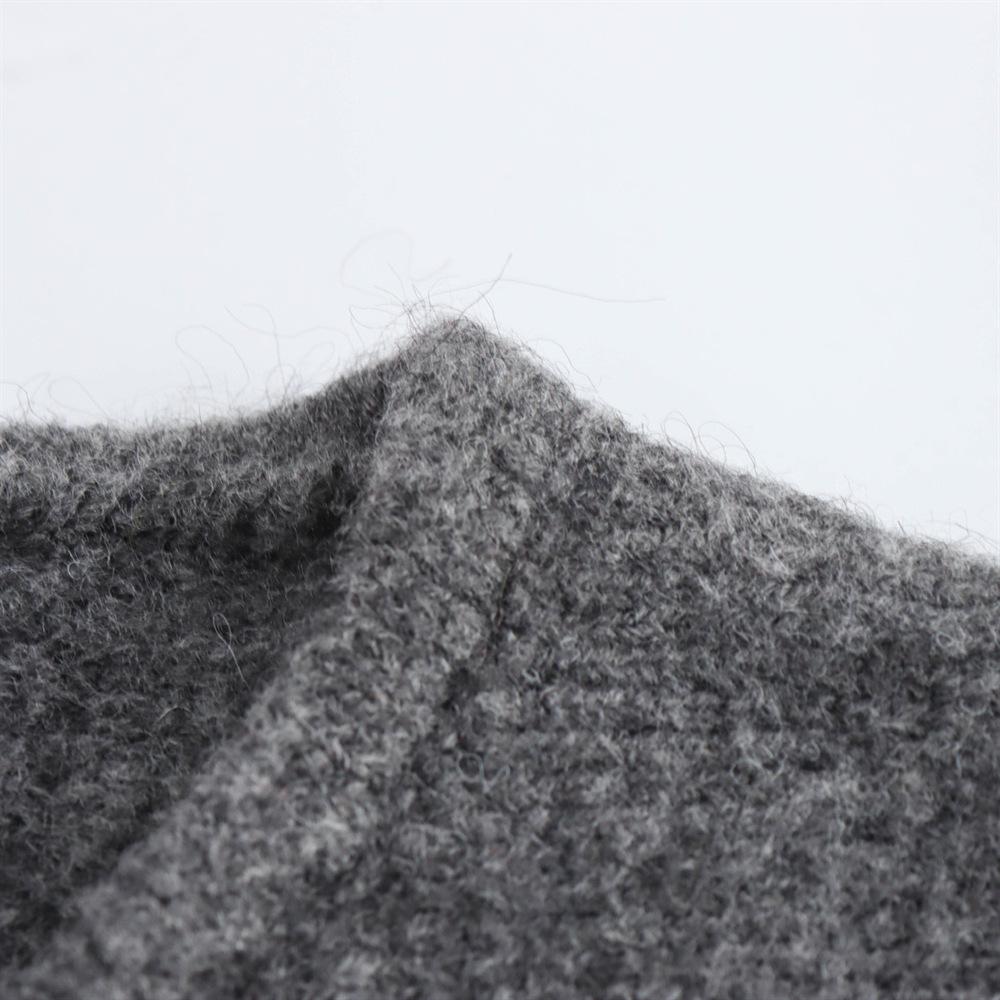 2025 Spring Women's Short Knit Cardigan with Round Neck and Long Sleeves