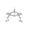 3D Engraved Crystal Ball Galaxy Astronaut with Tripod Base – Desktop Ornament & Festive Gift