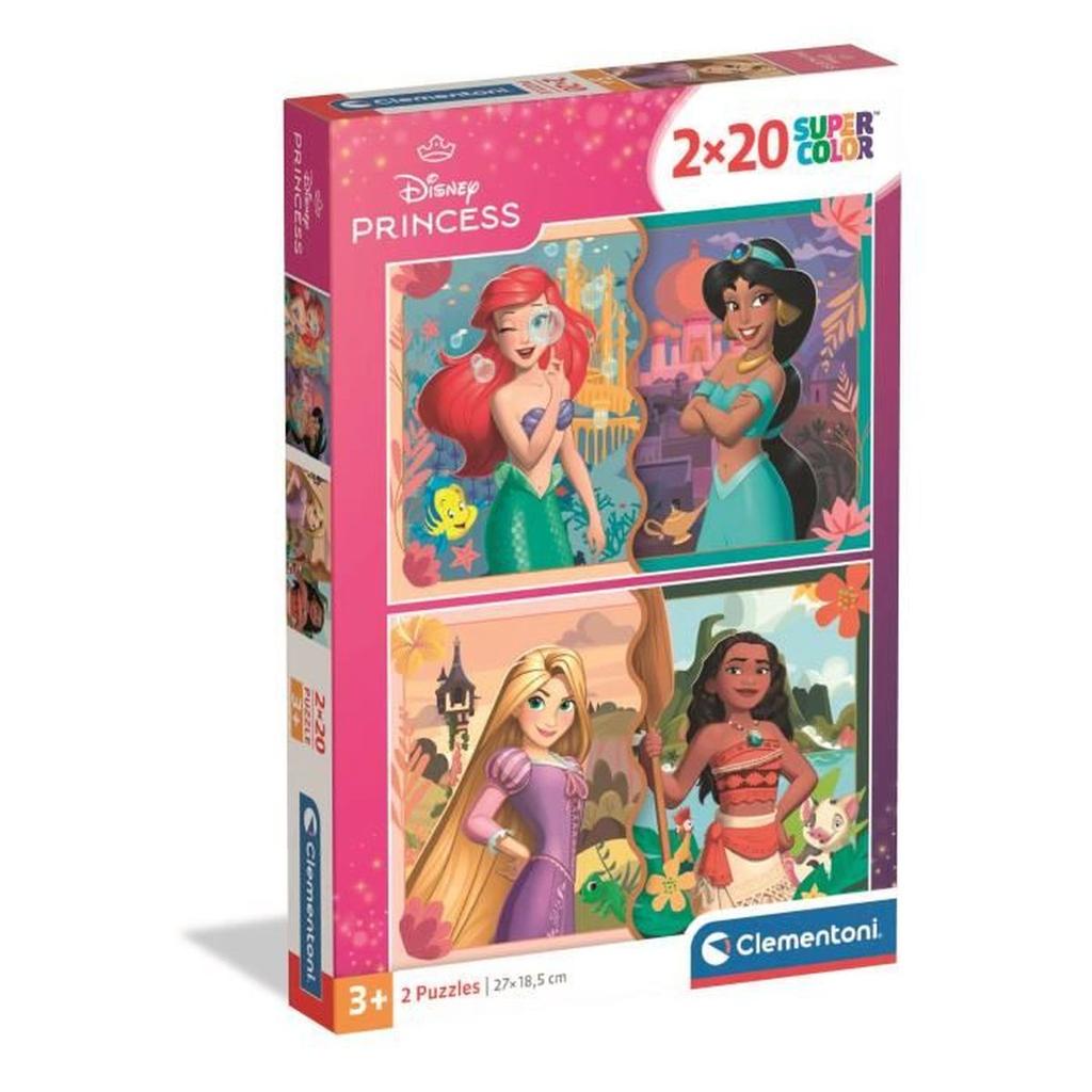 Clementoni 2x20 Pieces - Disney Princess