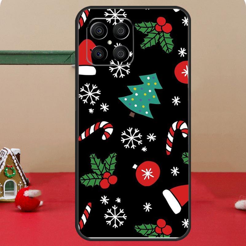 Christmas Snowflakes Case For Honor Magic 6 7 8 Pro Honor 400 200 70 90 Lite X8c X8b X9a X9b X9c X9d Win RT Cover