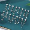 Fashion Personalized DIY Chain Tassel Charm Bracelet Star Heart Butterfly Bow Pendant Bead 9MM Bracelet Stainless Steel Jewelry