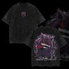 Pokemon Gengar Vintage Washed Oversized Graphic Tee Heavy Cotton
