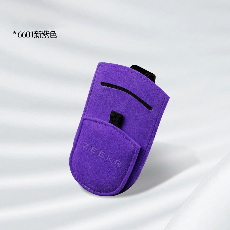 Italian suede Glasses Storage Clip Glasses Holder Accessory For Zeekr X 001 007 009 7X 7x 9x 2020 2021 2022 2023 2024 2025 2026