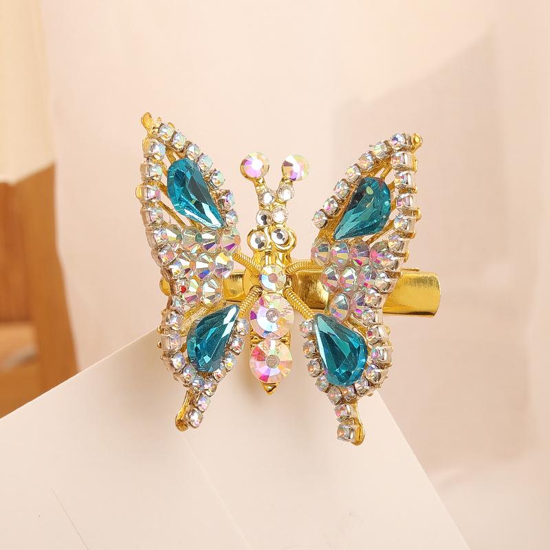 Mergaičių mieli drugelio plaukų segtukai - Fėjos galvos apdangalas, šoninis segtukas kirpčiams