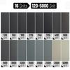 Bates Choice Sandpaper, 48 Pcs, 120-5000 Grit, Aluminum Oxide, Wood, Metal, Plastic, 9 X 3.6 Inches, Paper Backed