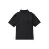 Jordan Men s Logo Collared Button-Up Denim Jacket Black FZ2132-010