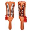 Plastic Taal Kanjira/Kartal Musical Instrument for Kirtan I Puja-Bhajans I Pair of 1