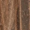 140X50Cm Brown Caramel Texture Mesh Fabric Reconstructed Fish Mesh Hollow Out See Through Yarn Dress Clothing Designer Fabric