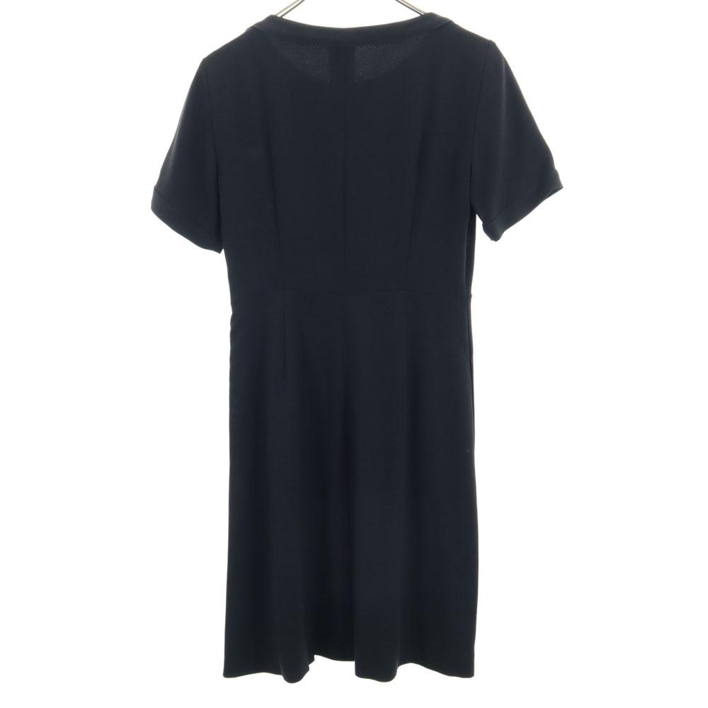 MAX MARA Weekend Short sleeve one piece 38 Black series Side zip Women Used