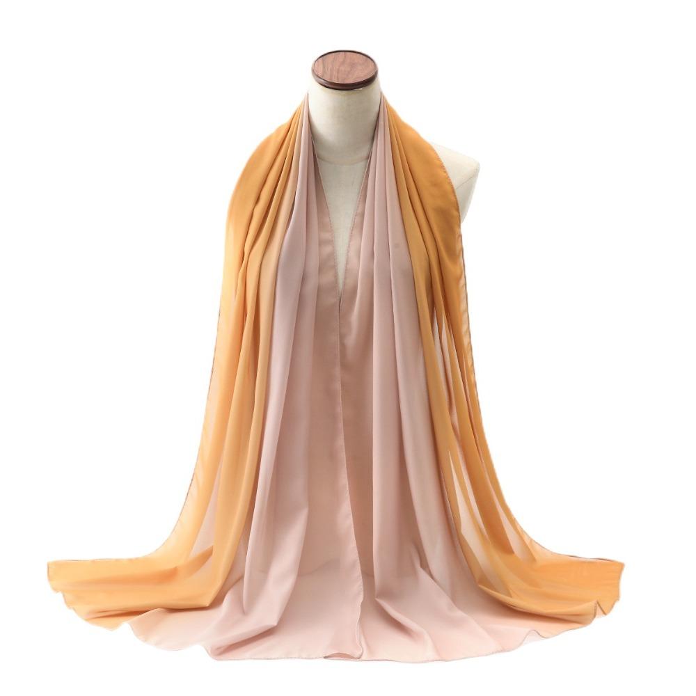 Long Headscarf Chiffon Wraps Shawl Elegant Ethnic Style Scarf  Daily