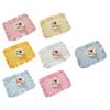 French Design Cloth Placemat Ruffle Edges Gingham Plaids Washable Table Mat For Banquets Wedding Parties Home Decors