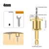 0.25inch Countersink Adjustable Self-Centering Drill Bit Replacement Wood Drill
