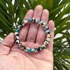 Colorful Turquoise Handmade Elastic Bracelet for Anxiety & Depression Relief