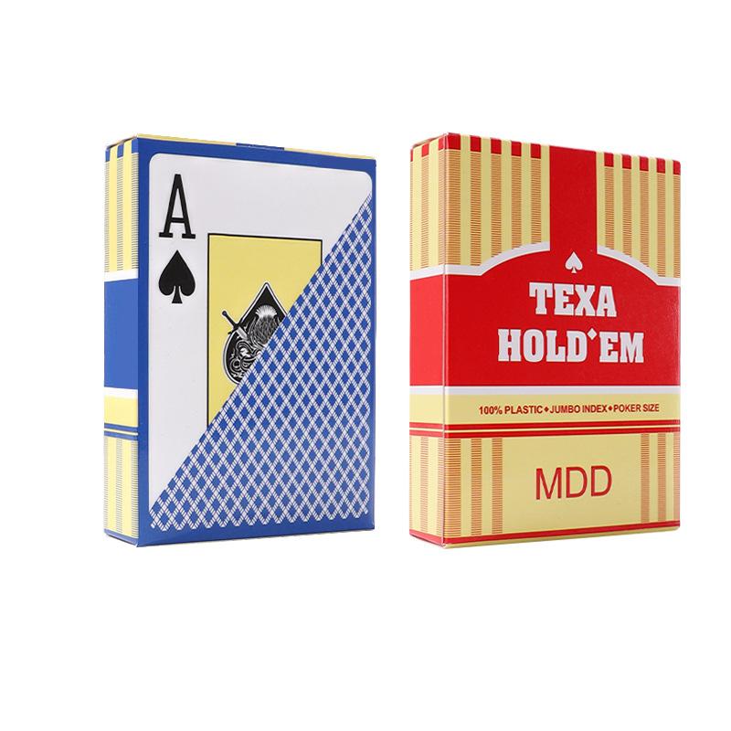 Texas Waterproof Poker Plastic Wide Cards Frosted PVC Playing Cards
