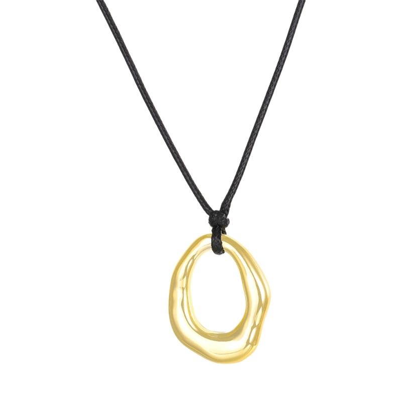 Unique Necklace with Geometric Pendant and Heart Party Accessory Necklace Enhances Styles for Stylish Youthful Women