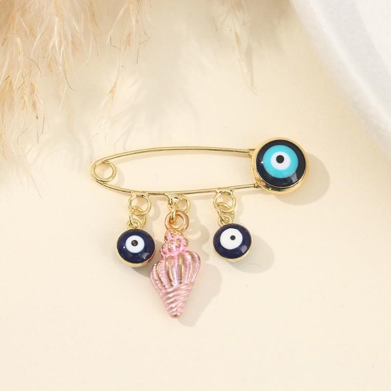 Yutsai Korean Style Cartoon Cute Expression Brooch Zircon Alloy Brooch Pin Jewelry Gifts PD2304
