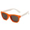 Polarized Silicone Baby Sunglasses - Anti-UV, Color Block, Fashionable Kids' Eyewear