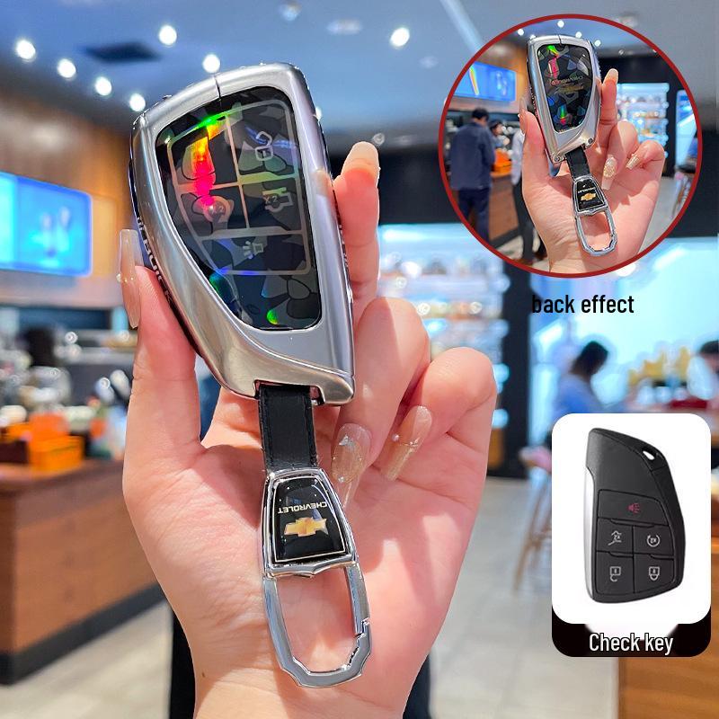 Chevrolet Equinox 2025 Premium Key Case with Metal Buckle - Full Coverage Accessories