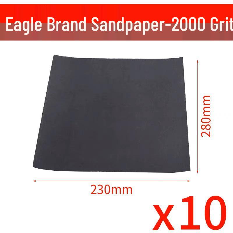 Philips 2000 Grit Wear-Resistant Sandpaper for Wet Sanding Walls, Wood, Metal