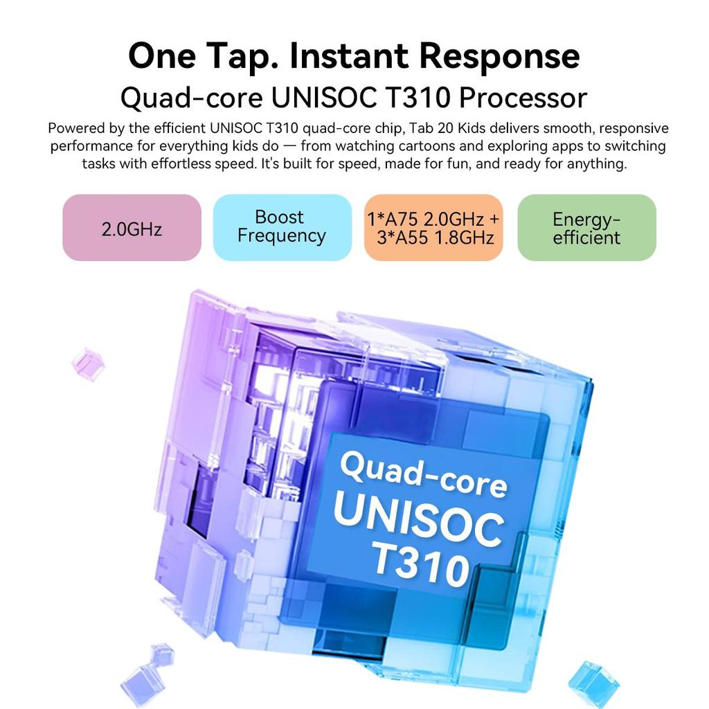 Blackview Tab 20 Kids Tablet Android 15  10.1inch 4GB RAM 64GB ROM 6600mAh Battery Tablets