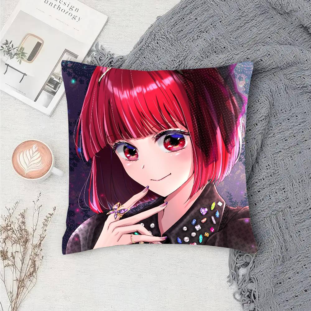Arima Kana Anime OSHI NO KO Pillow Case Sofa Cushion Cover Room Home Decoration