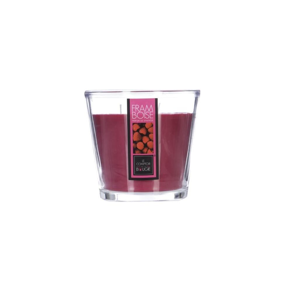 Buy Raspberry Scented Candle - 13.5 X 12.5 Cm - Glass - Pink at ...