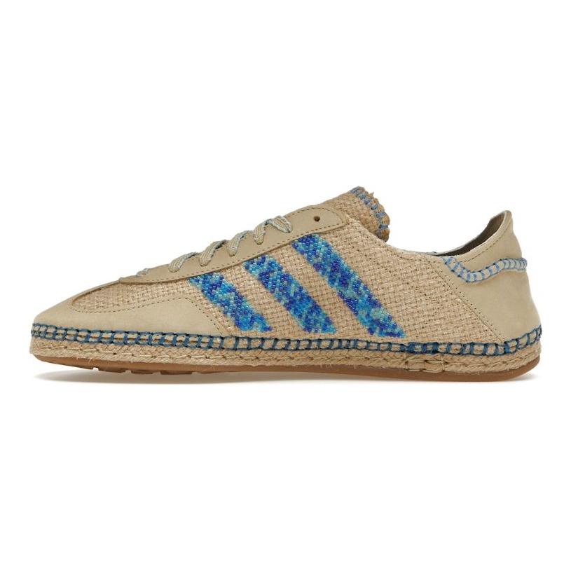 CLOT x adidas Gazelle Lino Kaki Azzurro Sneakers Unisex Marrone Blue-Bird IH3641